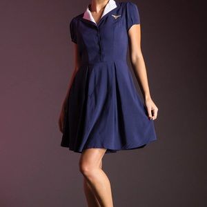 Navy blue dress